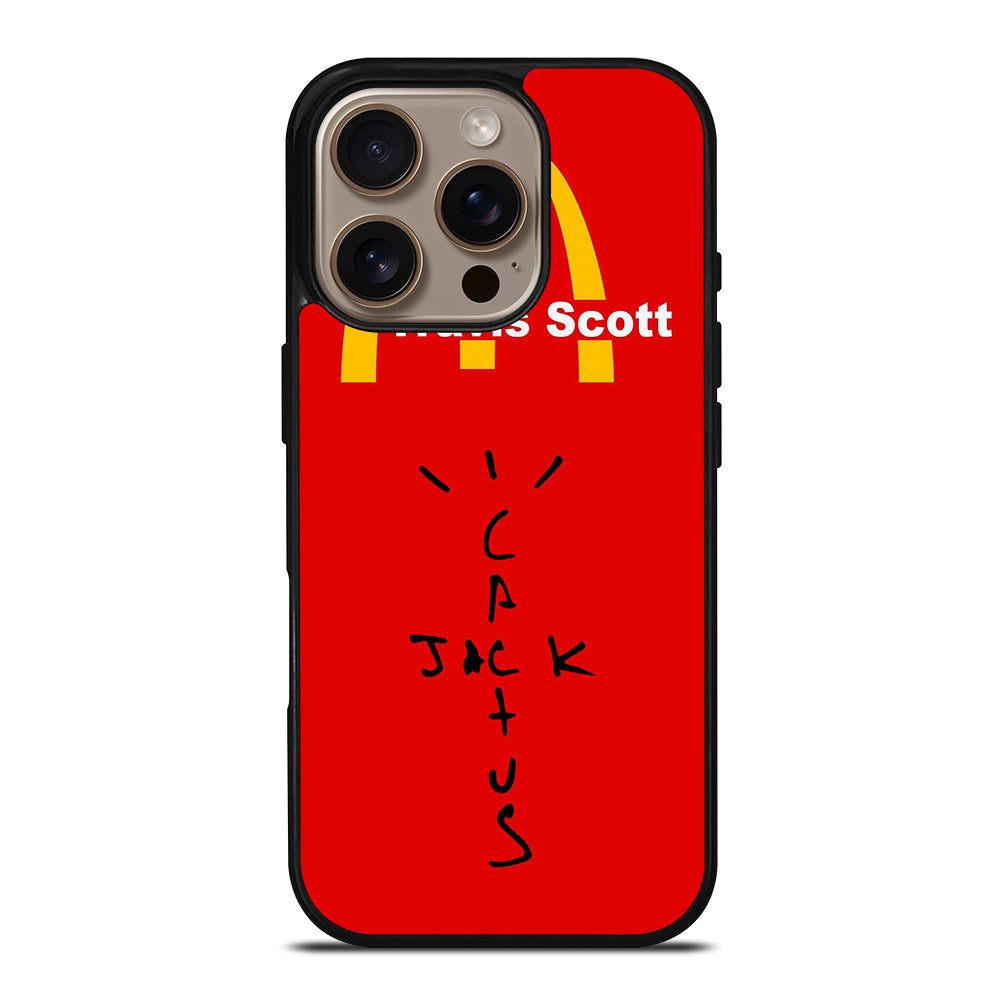 CACTUS JACK TRAVIS SCOTT MCDONALDS LOGO iPhone 16 Pro Case Cover