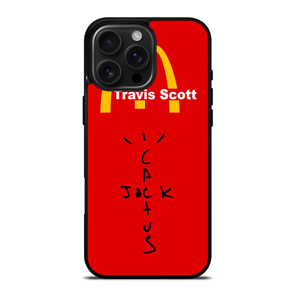 CACTUS JACK TRAVIS SCOTT MCDONALDS LOGO iPhone 16 Pro Max Case Cover