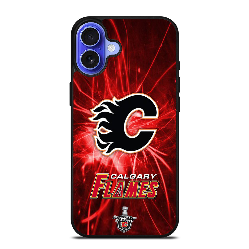 CALGARY FLAMES HOCKEY TEAM 1 iPhone 16 Case Cover