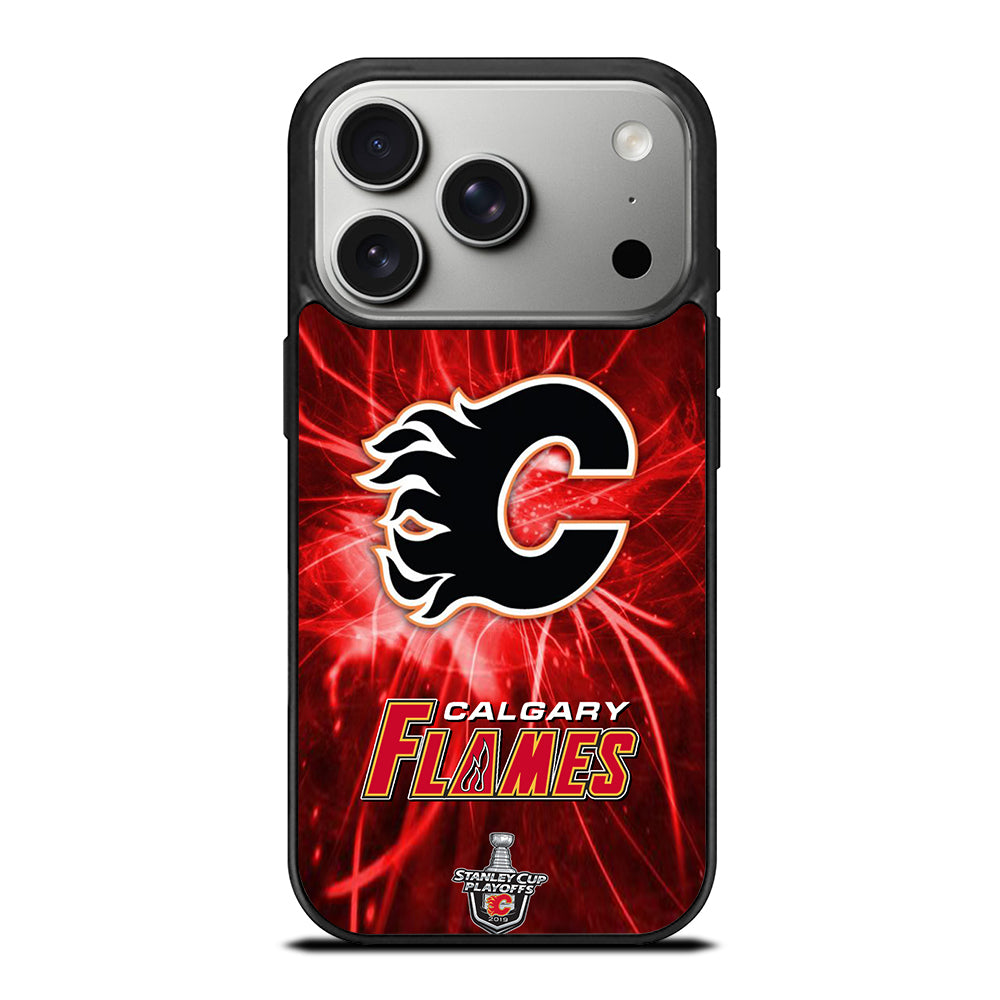 CALGARY FLAMES HOCKEY TEAM 1 iPhone 17 Pro Case Cover