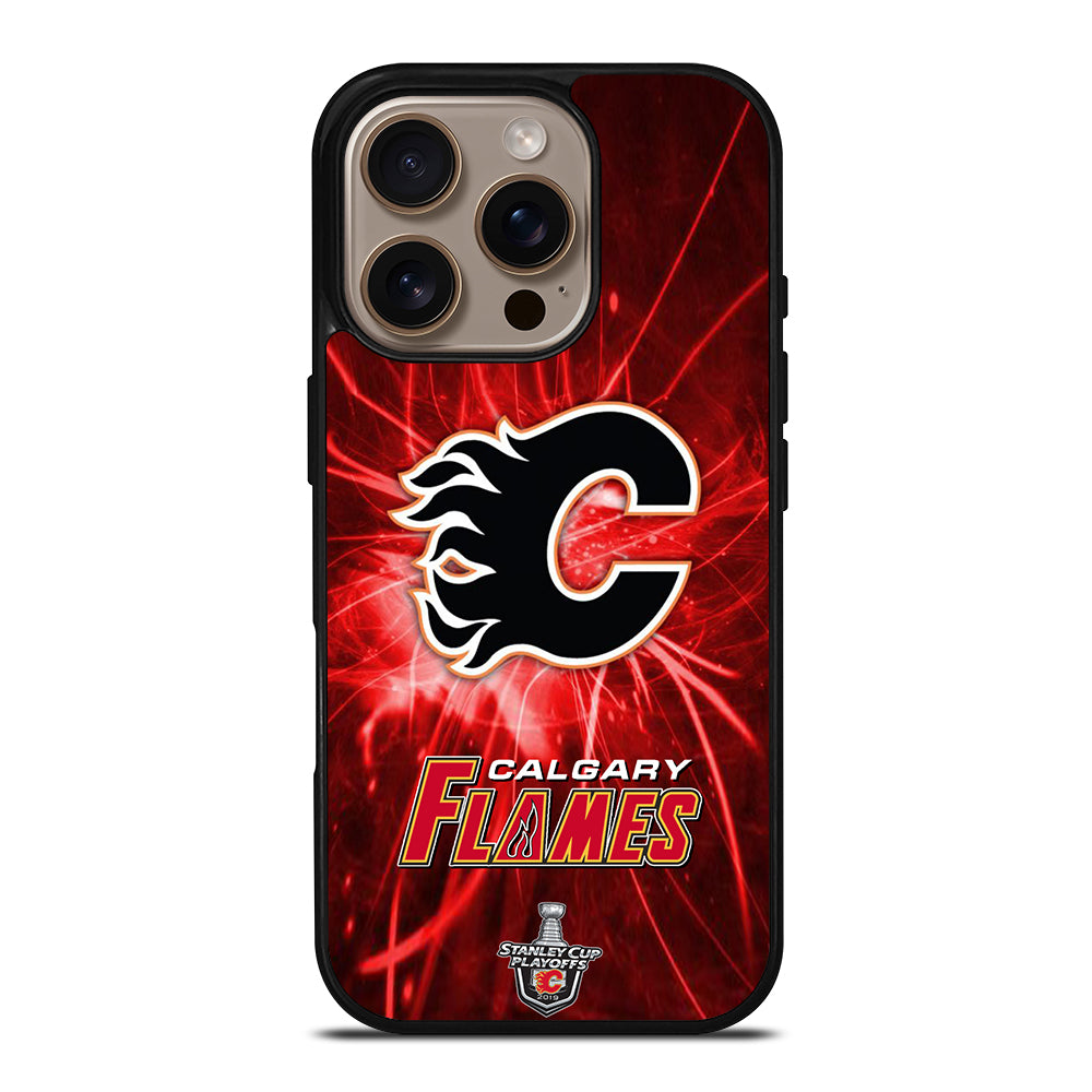 CALGARY FLAMES HOCKEY TEAM 1 iPhone 16 Pro Case Cover