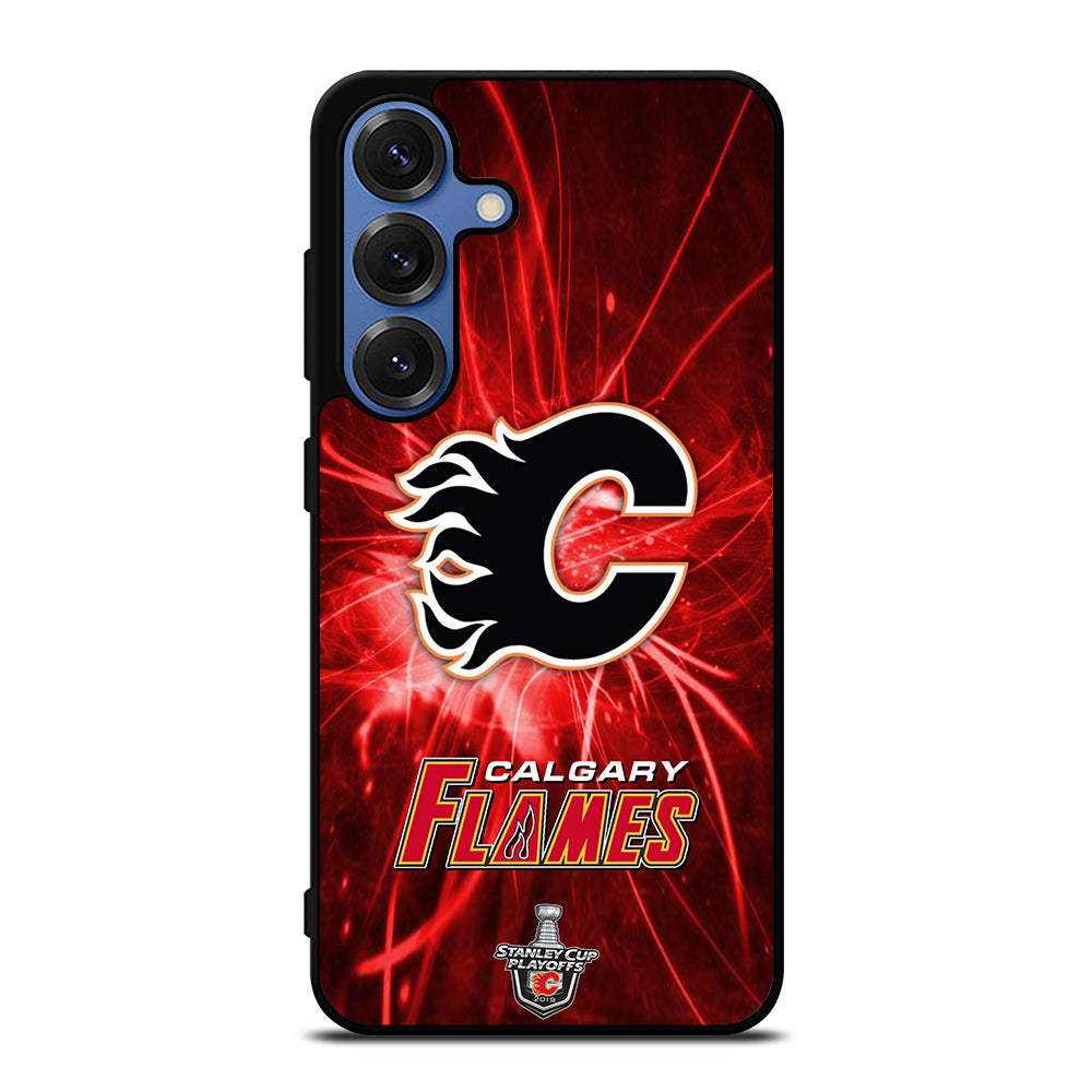 CALGARY FLAMES HOCKEY TEAM 1 Samsung Galaxy S25 Case Cover