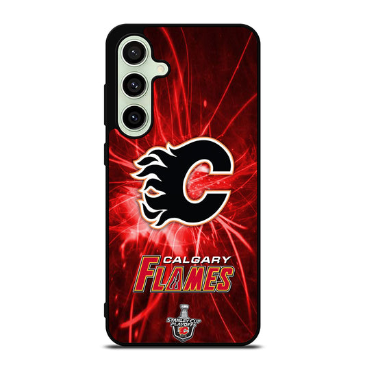 CALGARY FLAMES HOCKEY TEAM 1 Samsung Galaxy S24 FE Case Cover
