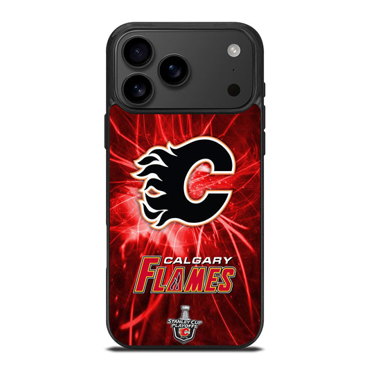 CALGARY FLAMES HOCKEY TEAM 1 iPhone 17 Pro Max Case Cover