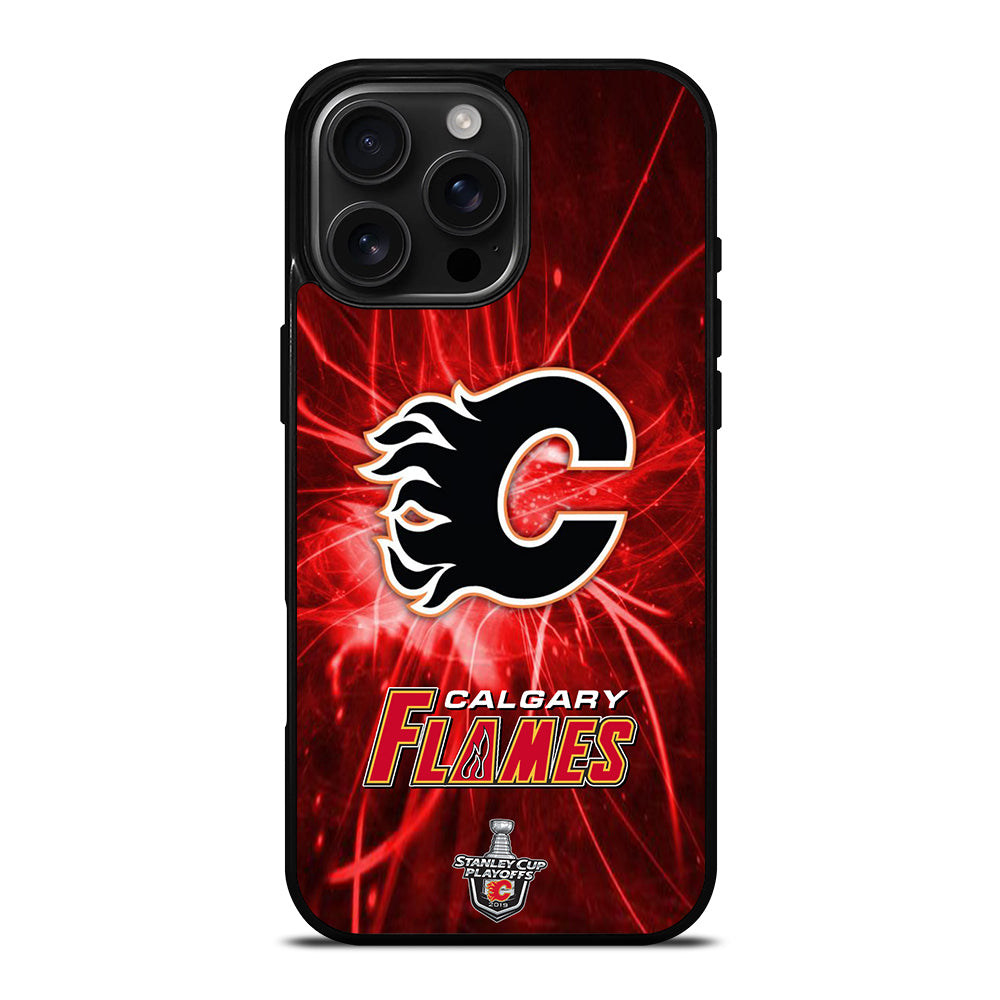 CALGARY FLAMES HOCKEY TEAM 1 iPhone 16 Pro Max Case Cover