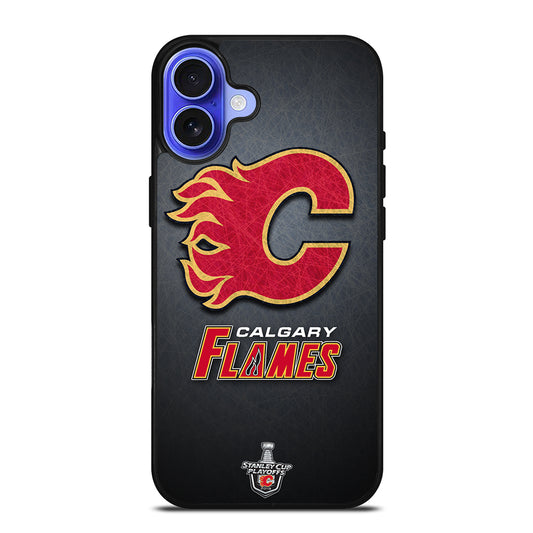 CALGARY FLAMES HOCKEY TEAM 2 iPhone 16 Case Cover