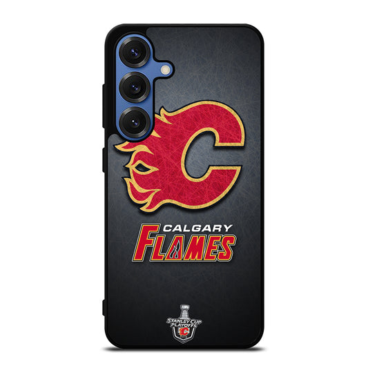 CALGARY FLAMES HOCKEY TEAM 2 Samsung Galaxy S25 Case Cover