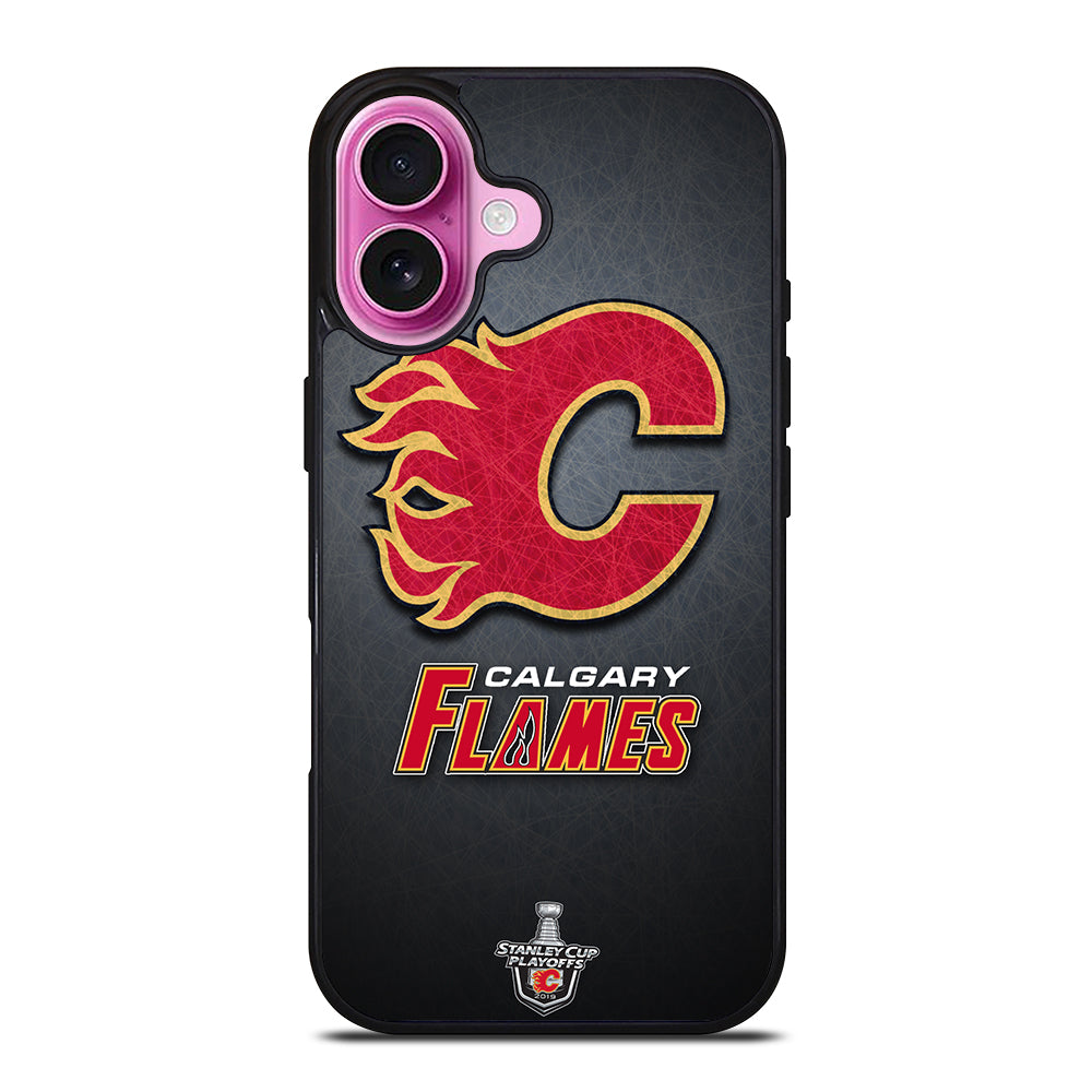 CALGARY FLAMES HOCKEY TEAM 2 iPhone 16 Plus Case Cover