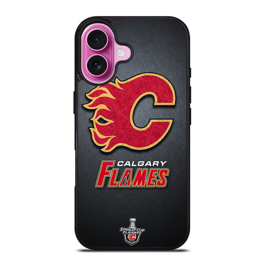 CALGARY FLAMES HOCKEY TEAM 2 iPhone 16 Plus Case Cover