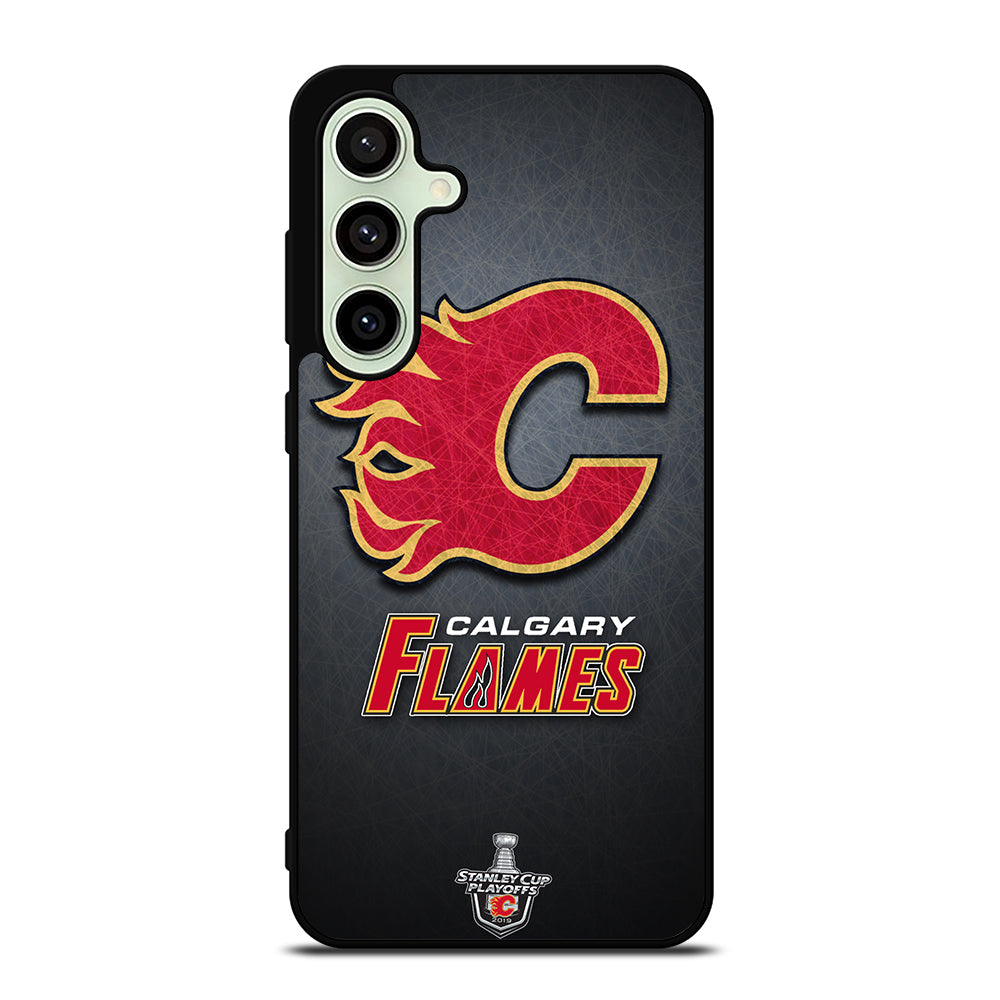 CALGARY FLAMES HOCKEY TEAM 2 Samsung Galaxy S24 FE Case Cover