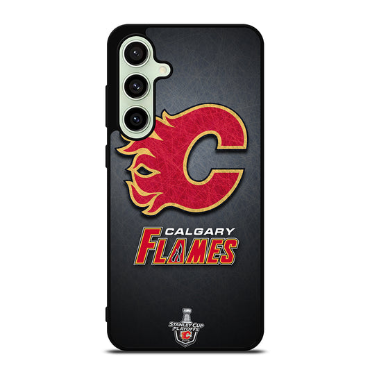CALGARY FLAMES HOCKEY TEAM 2 Samsung Galaxy S24 FE Case Cover