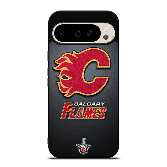 CALGARY FLAMES HOCKEY TEAM 2 Google Pixel 9 Pro Case Cover