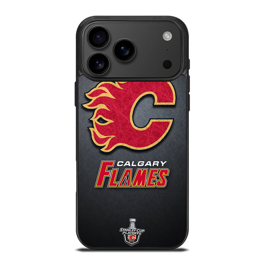 CALGARY FLAMES HOCKEY TEAM 2 iPhone 17 Pro Max Case Cover