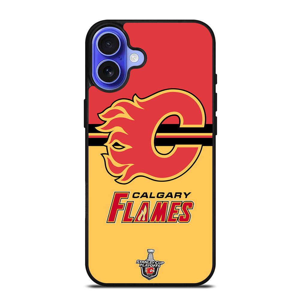 CALGARY FLAMES HOCKEY TEAM 3 iPhone 16 Case Cover