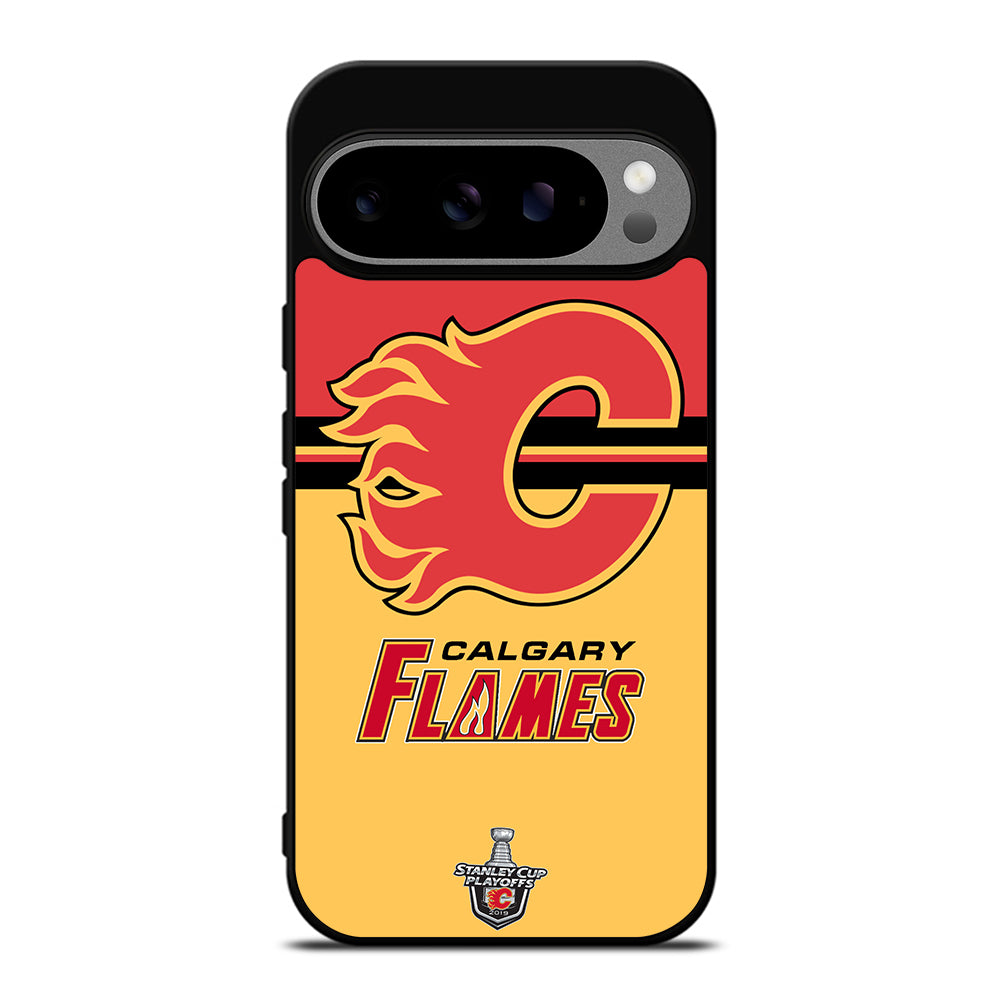 CALGARY FLAMES HOCKEY TEAM 3 Google Pixel 9 Pro XL Case Cover