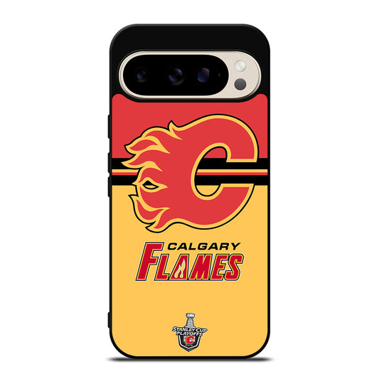 CALGARY FLAMES HOCKEY TEAM 3 Google Pixel 9 Pro Case Cover