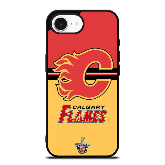CALGARY FLAMES HOCKEY TEAM 3 iPhone 16e Case Cover