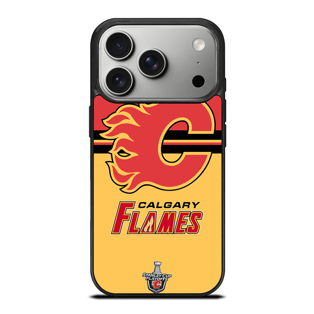 CALGARY FLAMES HOCKEY TEAM 3 iPhone 17 Pro Case Cover