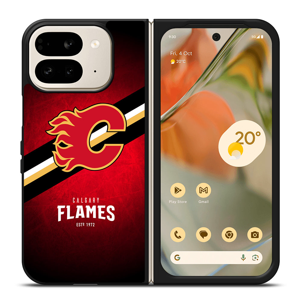 CALGARY FLAMES ICON 1 Google Pixel 9 Pro Fold Case Cover