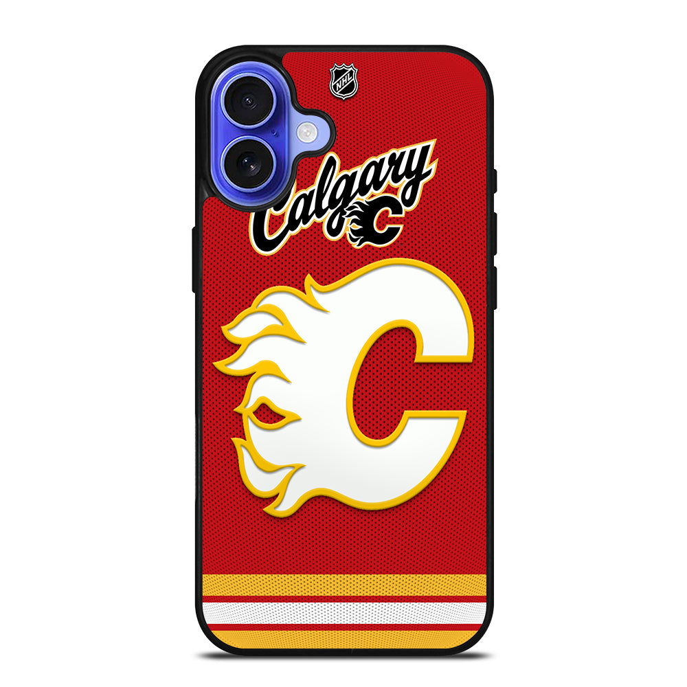 CALGARY FLAMES ICON 3 iPhone 16 Case Cover