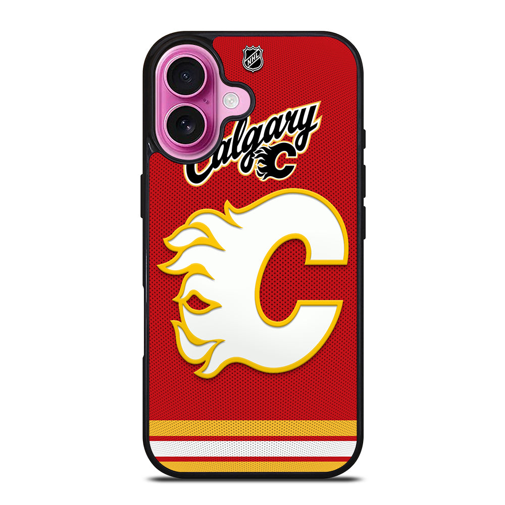 CALGARY FLAMES ICON 3 iPhone 16 Plus Case Cover
