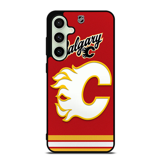 CALGARY FLAMES ICON 3 Samsung Galaxy S24 FE Case Cover
