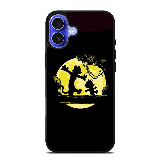 CALVIN AND HOBES SHADOW iPhone 16 Case Cover