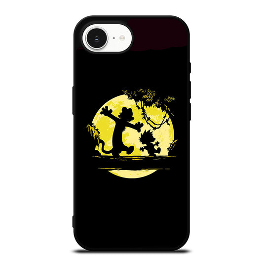 CALVIN AND HOBES SHADOW iPhone 16e Case Cover