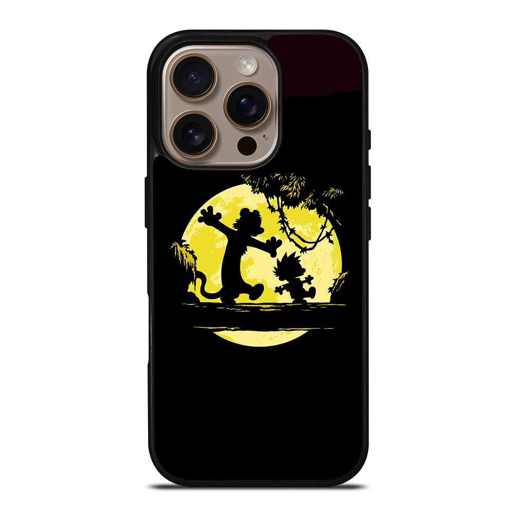 CALVIN AND HOBES SHADOW iPhone 16 Pro Case Cover