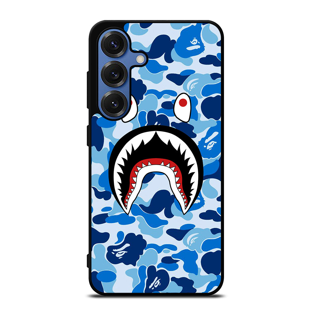 CAMO BAPE SHARK LOGO 1 Samsung Galaxy S25 Case Cover