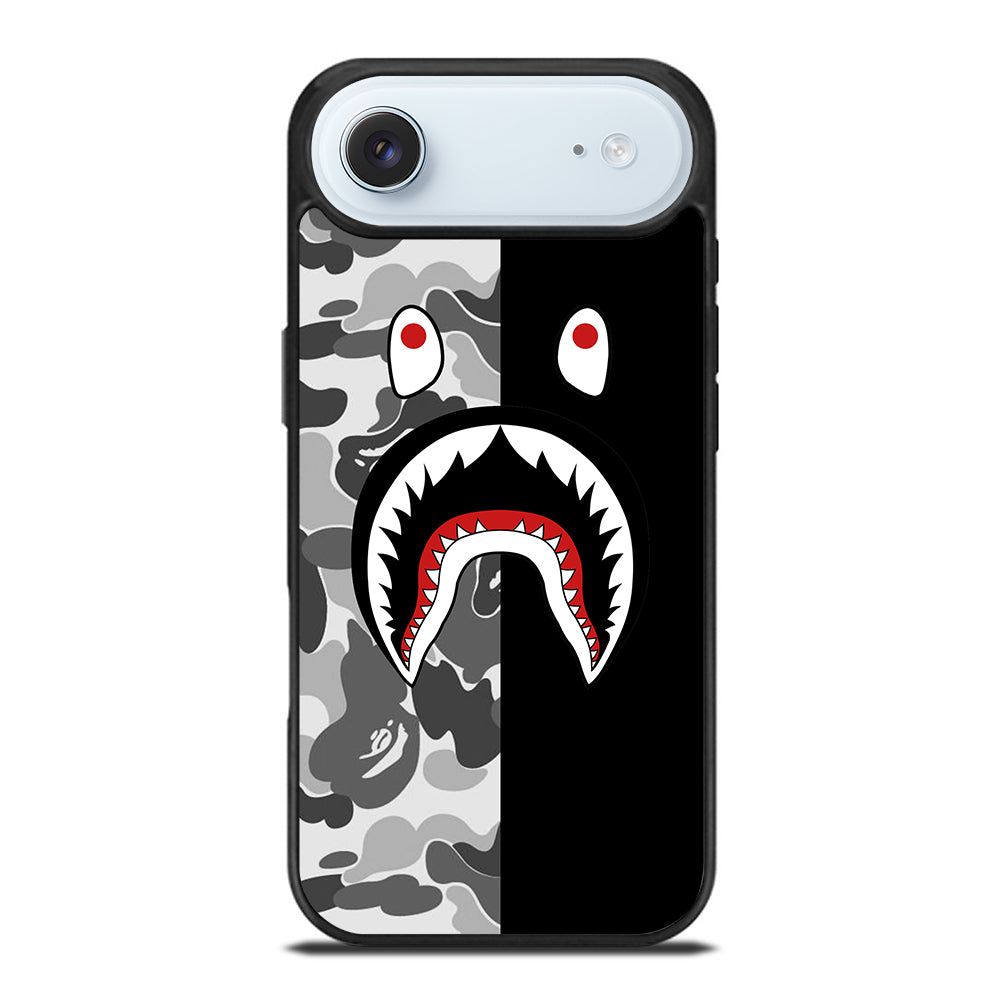 CAMO BAPE SHARK LOGO 3 iPhone Air Case Cover