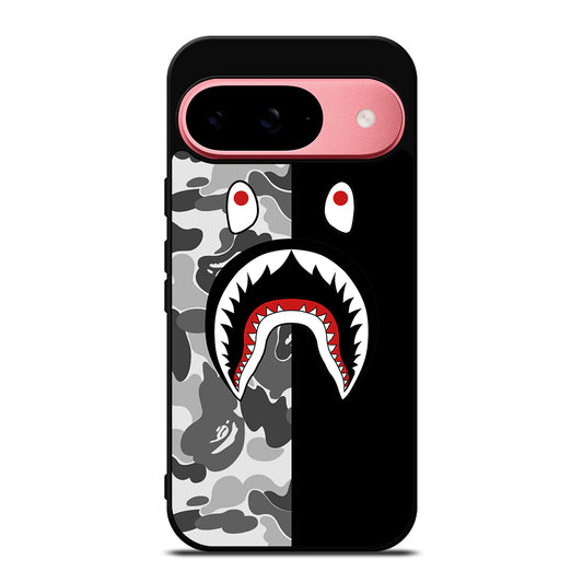 CAMO BAPE SHARK LOGO 3 Google Pixel 9 Case Cover