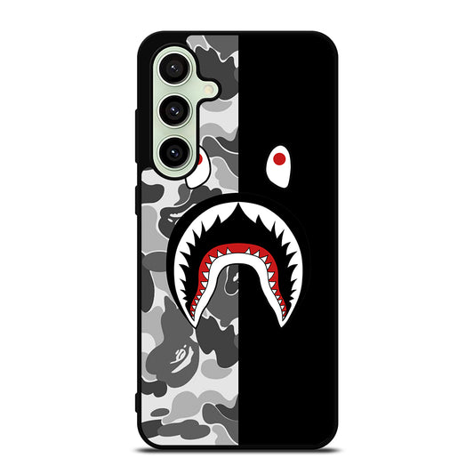 CAMO BAPE SHARK LOGO 3 Samsung Galaxy S24 FE Case Cover