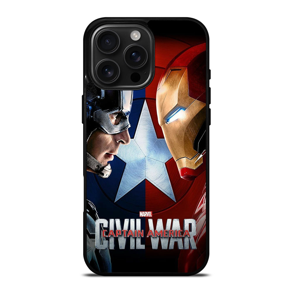 CAPTAIN AMERICA CIVIL WAR iPhone 16 Pro Max Case Cover