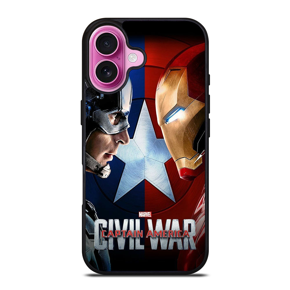 CAPTAIN AMERICA CIVIL WAR iPhone 16 Plus Case Cover