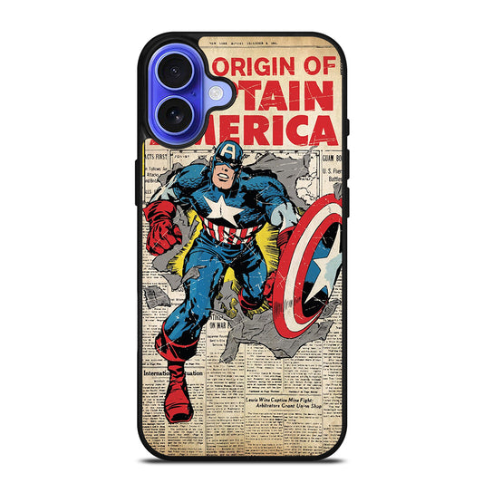 CAPTAIN AMERICA THE ORIGIN iPhone 16 Case Cover