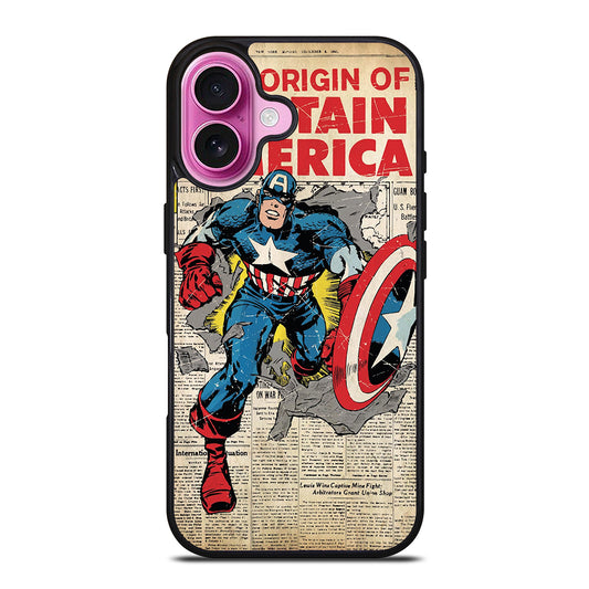 CAPTAIN AMERICA THE ORIGIN iPhone 16 Plus Case Cover