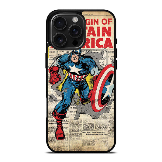 CAPTAIN AMERICA THE ORIGIN iPhone 16 Pro Max Case Cover