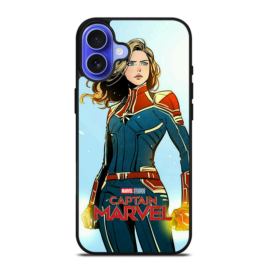 CAPTAIN MARVEL CARTOON iPhone 16 Case Cover