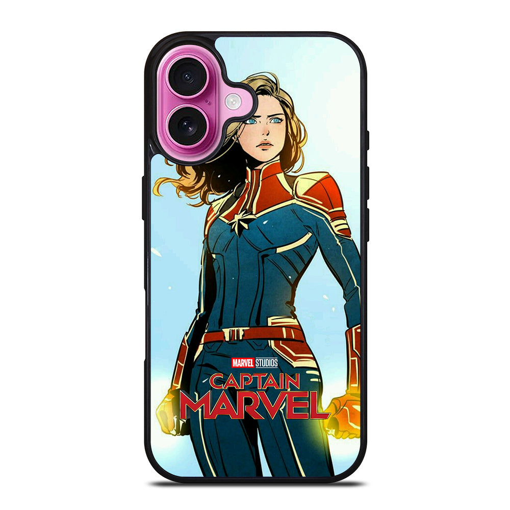 CAPTAIN MARVEL CARTOON iPhone 16 Plus Case Cover