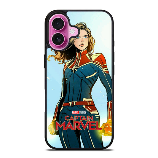 CAPTAIN MARVEL CARTOON iPhone 16 Plus Case Cover