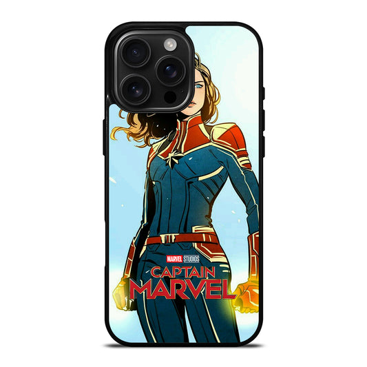 CAPTAIN MARVEL CARTOON iPhone 16 Pro Max Case Cover