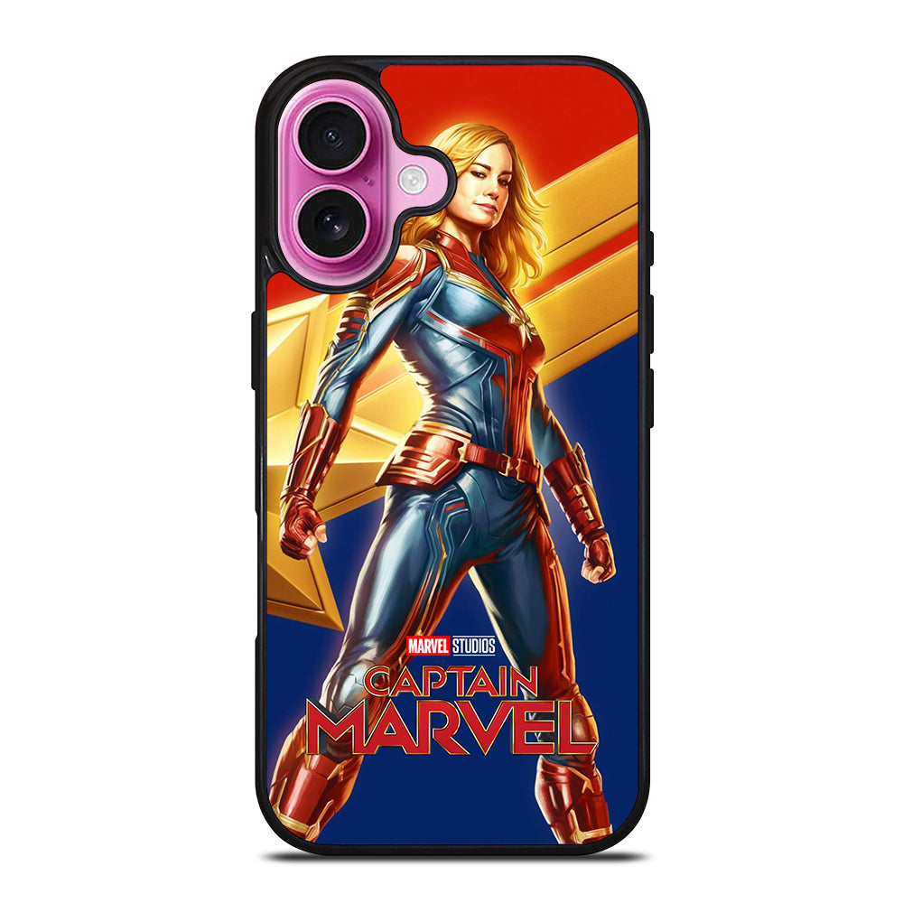 CAPTAIN MARVEL SUPERHERO iPhone 16 Plus Case Cover