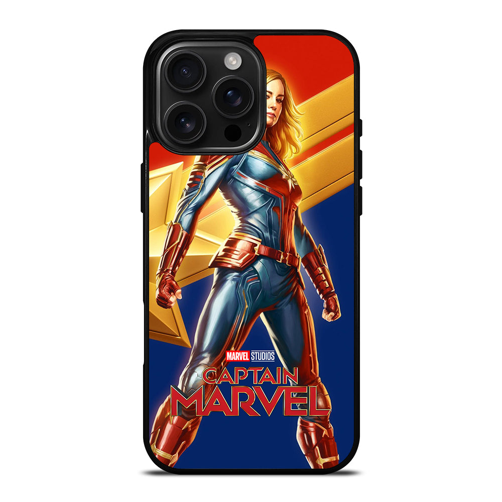 CAPTAIN MARVEL SUPERHERO iPhone 16 Pro Max Case Cover