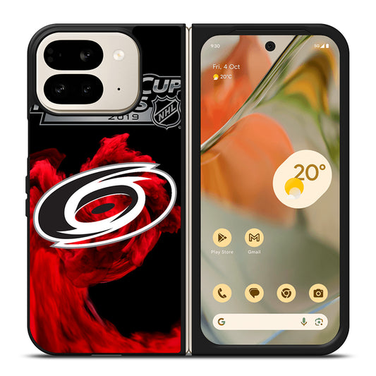 CAROLINA HURRICANES NHL LOGO Google Pixel 9 Pro Fold Case Cover