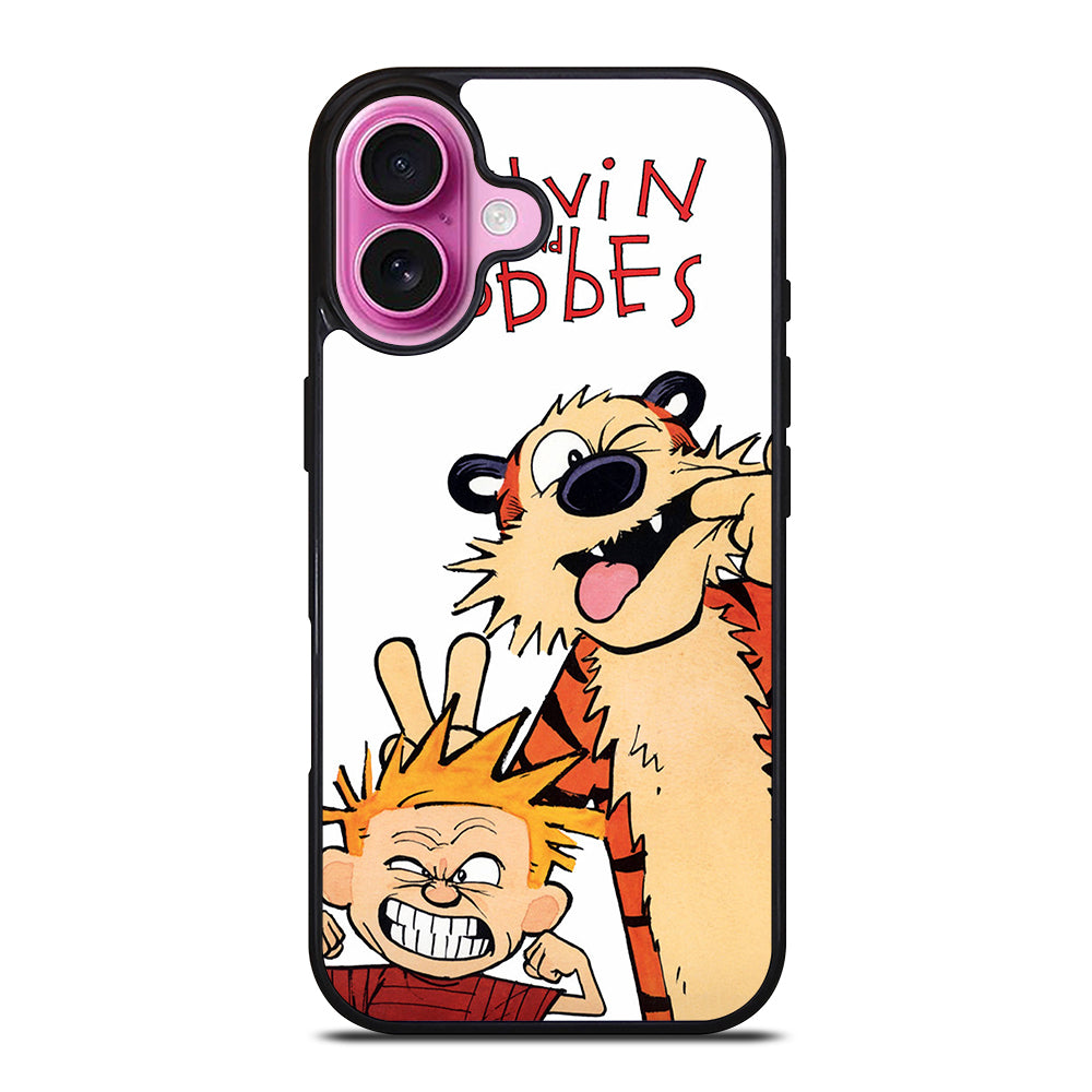 CARTOON CALVIN AND HOBES  iPhone 16 Plus Case Cover