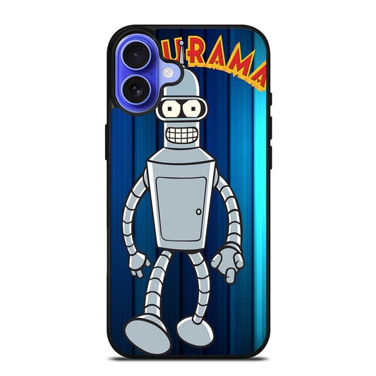 CARTOON FUTURAMA BENDER iPhone 16 Case Cover