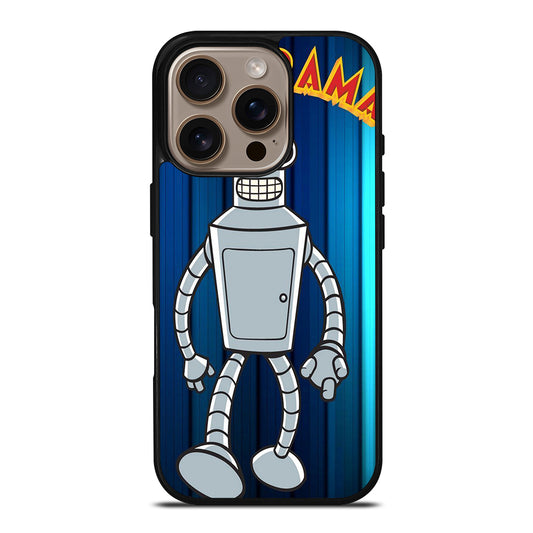 CARTOON FUTURAMA BENDER iPhone 16 Pro Case Cover