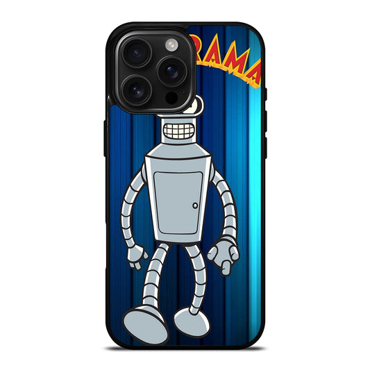 CARTOON FUTURAMA BENDER iPhone 16 Pro Max Case Cover