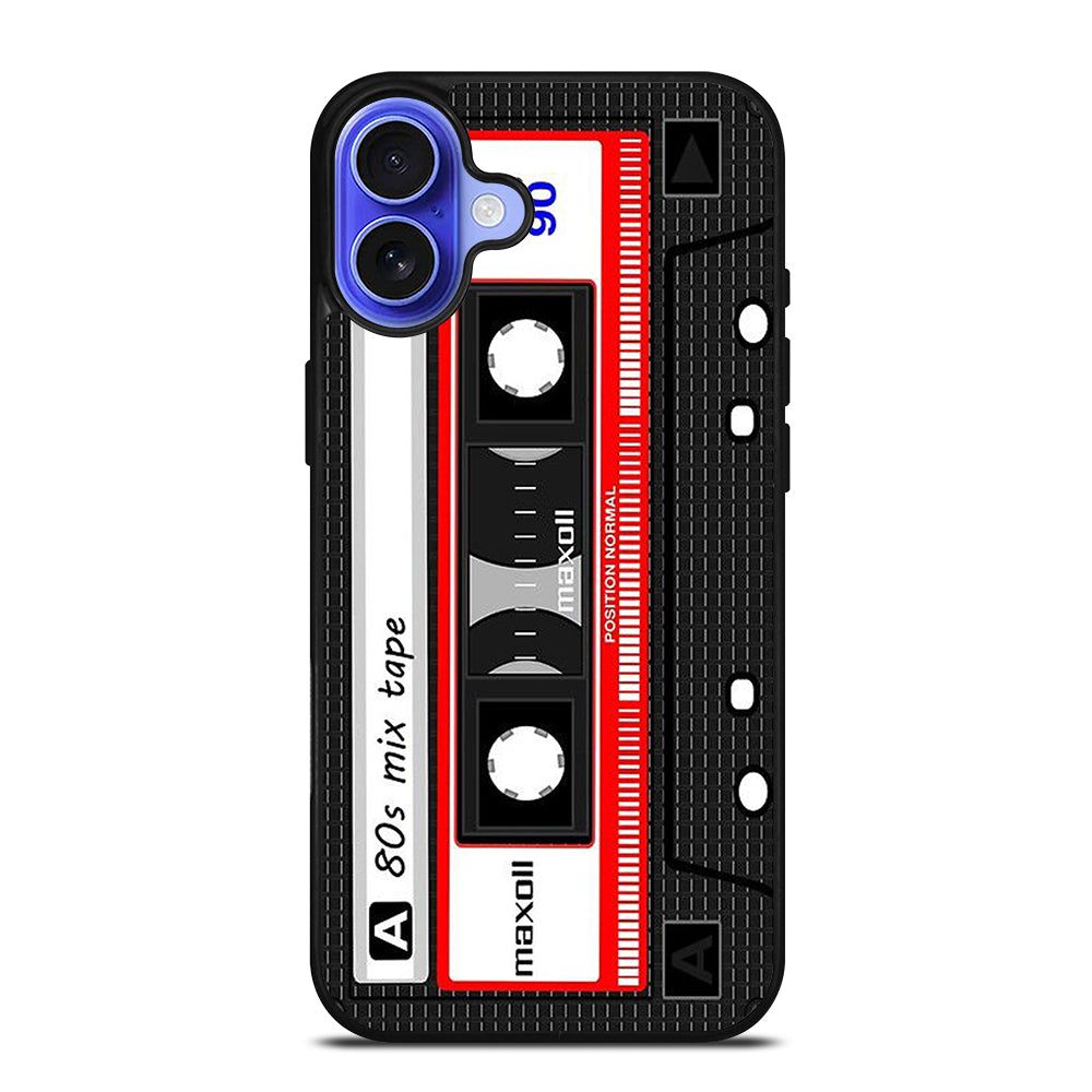 CASSETTE TAPE RETRO iPhone 16 Case Cover